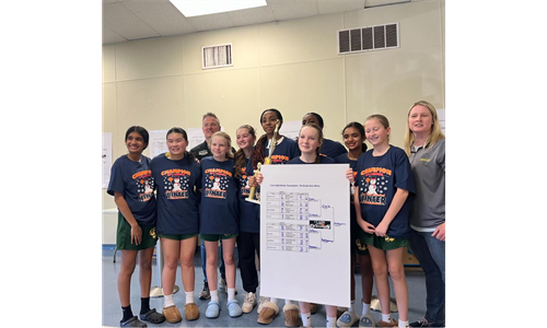 7th Grade Girls Travel Team Wins Clark Tournament